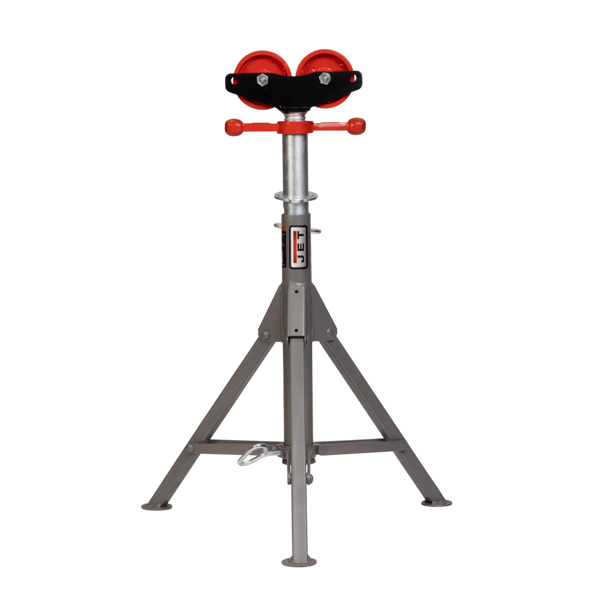 Jet Folding Pipe Jack Stand — 24in. Diameter Capacity, Steel Rollers, 2500-Lb. Load Capacity, Model# JPJ-FLD